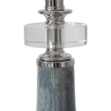 Uttermost Piers Mottled Blue Buffet Lamp - Home Elegance USA