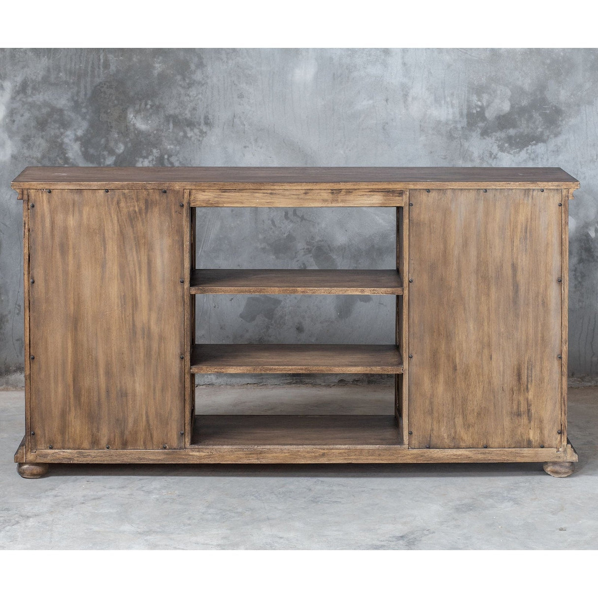 Uttermost Primalia Barn Door Media Console - Home Elegance USA