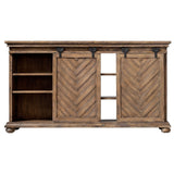 Uttermost Primalia Barn Door Media Console - Home Elegance USA