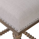 Uttermost Pryce Wooden Counter Stool - Home Elegance USA