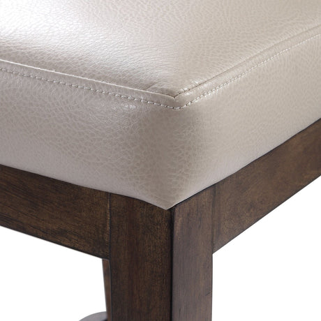Uttermost Purcell Leather Counter Stool - Home Elegance USA
