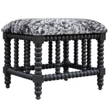 Uttermost Rancho Faux Cow Hide Small Bench - Home Elegance USA