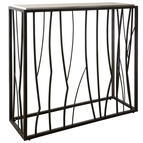 Uttermost Reed Travertine Console Table - Home Elegance USA