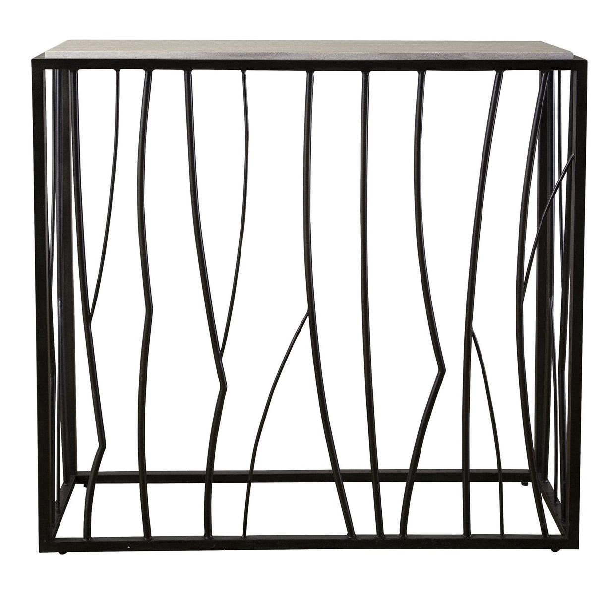 Uttermost Reed Travertine Console Table - Home Elegance USA