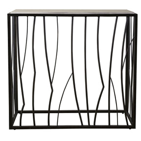 Uttermost Reed Travertine Console Table - Home Elegance USA