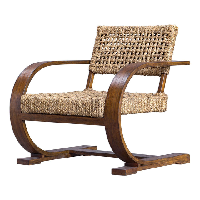 Uttermost Rehema Natural Woven Accent Chair - Home Elegance USA