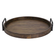 Uttermost Reine Round Wooden Tray - Home Elegance USA