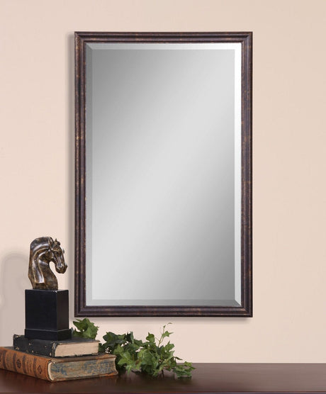 Uttermost Renzo Bronze Vanity Mirror - Home Elegance USA