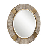 Uttermost Reuben Gold Round Mirror - Home Elegance USA