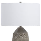 Uttermost Rewind Gray Table Lamp - Home Elegance USA