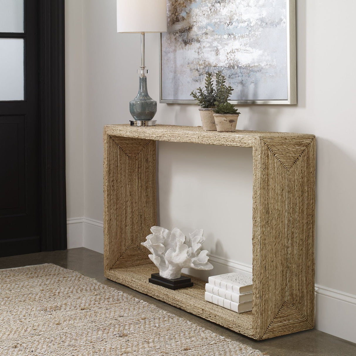 Uttermost Rora Coastal Console Table - Home Elegance USA