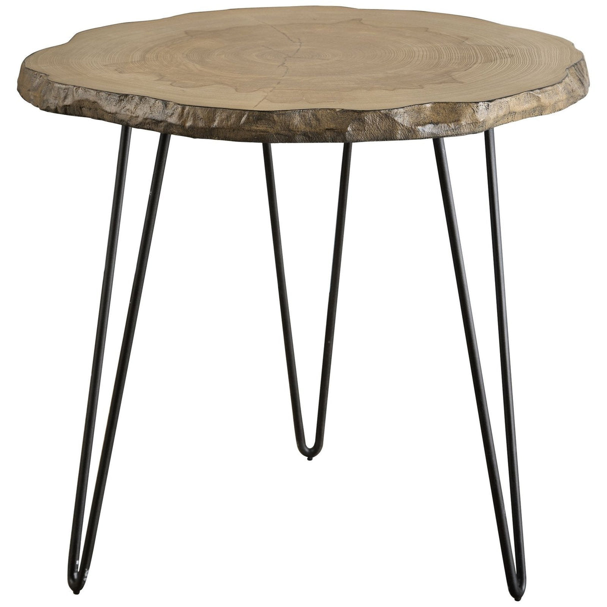 Uttermost Runay Wood Slab Side Table - Home Elegance USA