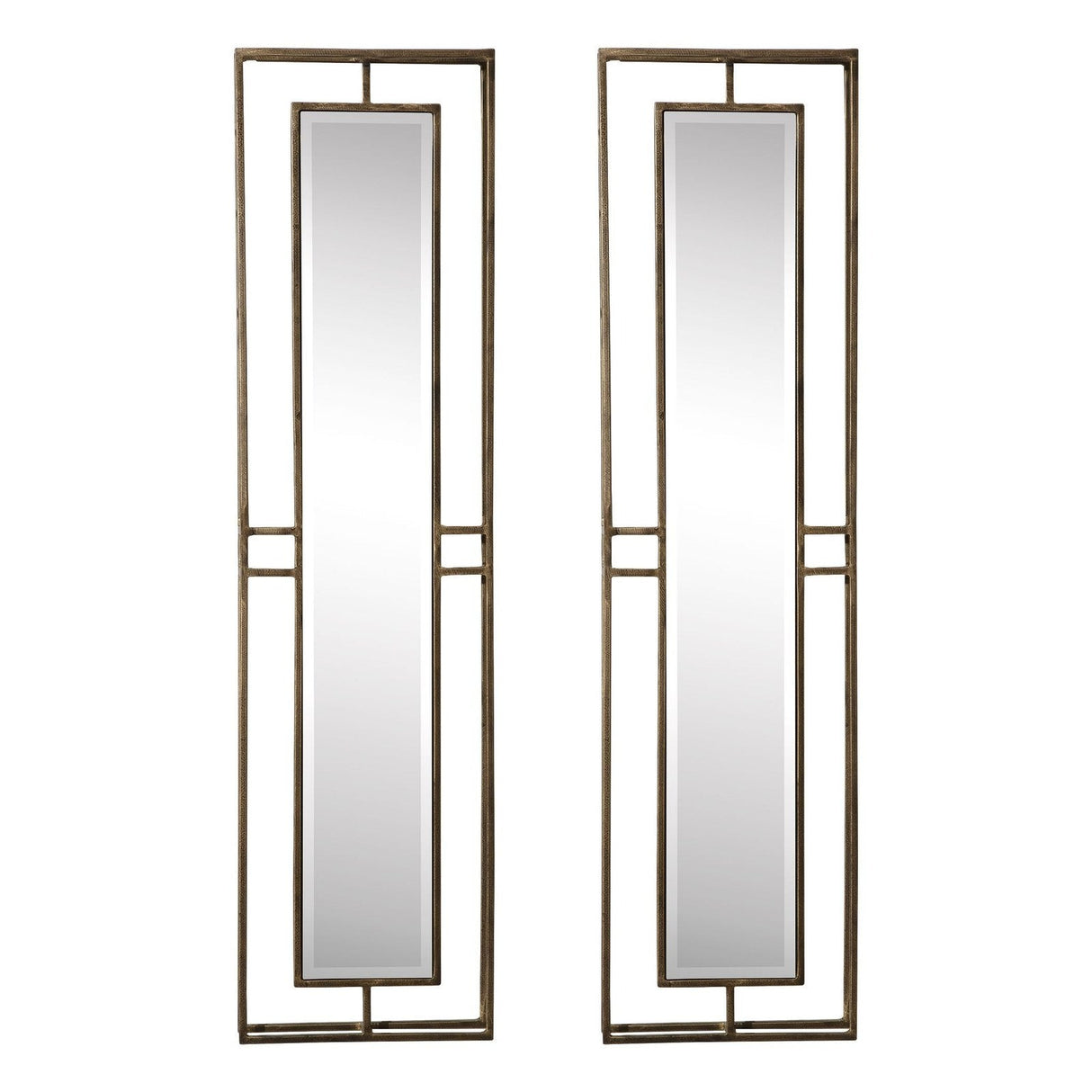 Uttermost Rutledge Gold Mirrors - Set Of 2 - Home Elegance USA