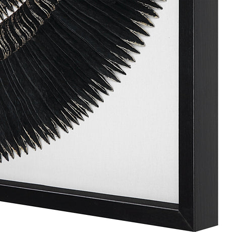 Uttermost Sandara Black And Gold Shadow Box - Home Elegance USA