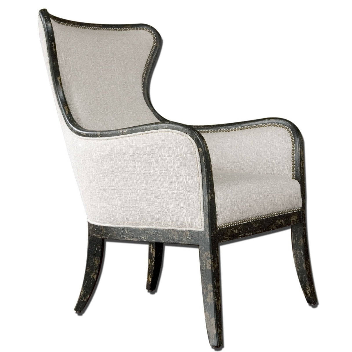 Uttermost Sandy Wing Back Armchair - Home Elegance USA