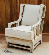 Uttermost Schafer Linen Armchair - Home Elegance USA