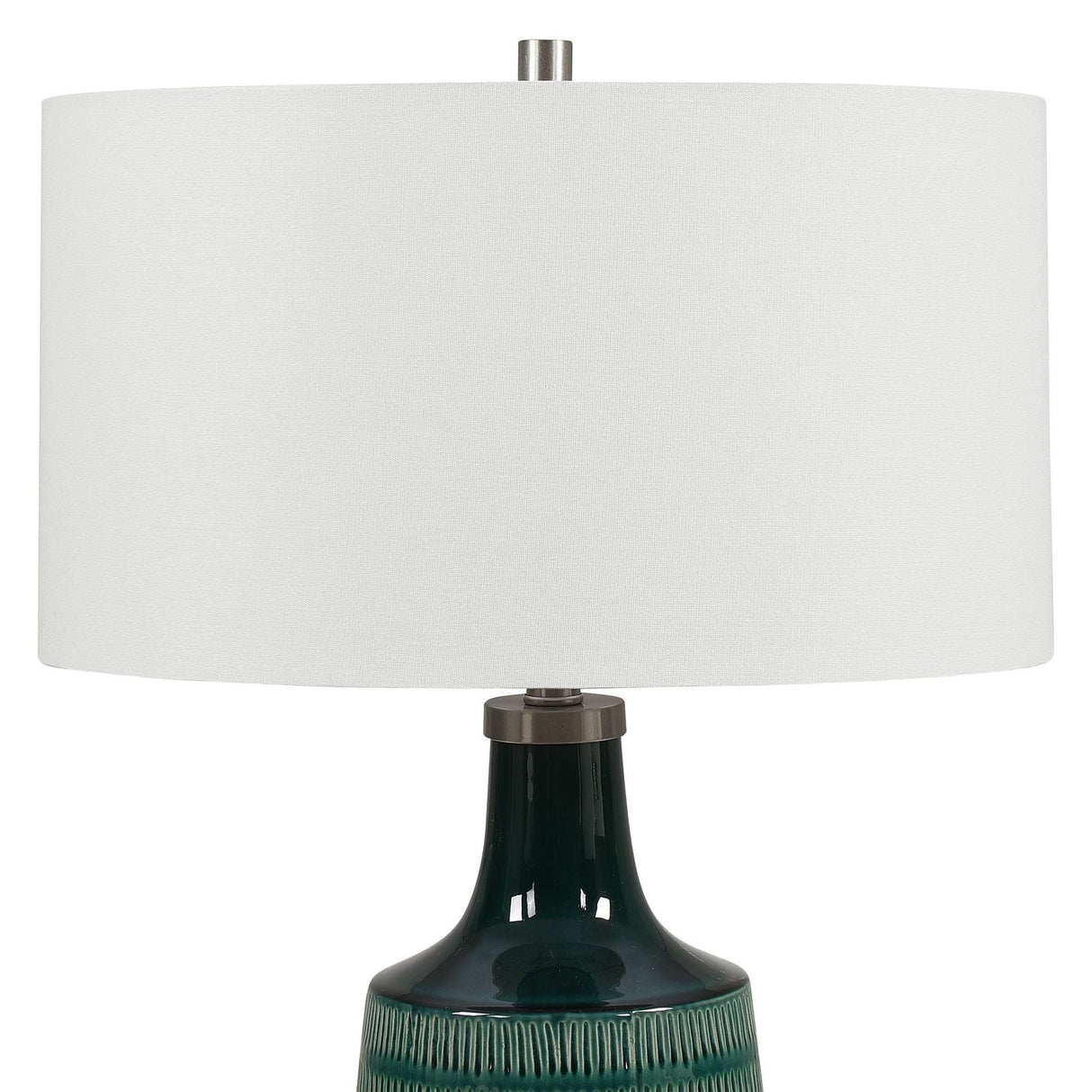 Uttermost Scouts Deep Green Table Lamp - Home Elegance USA