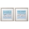 Uttermost Sea Glass Sandbar Framed Prints - Set Of 2 - Home Elegance USA