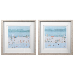 Uttermost Sea Glass Sandbar Framed Prints - Set Of 2 - Home Elegance USA