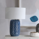 Uttermost Sedna Blue Table Lamp - Home Elegance USA