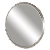 Uttermost Serenza Round Silver Mirror - Home Elegance USA