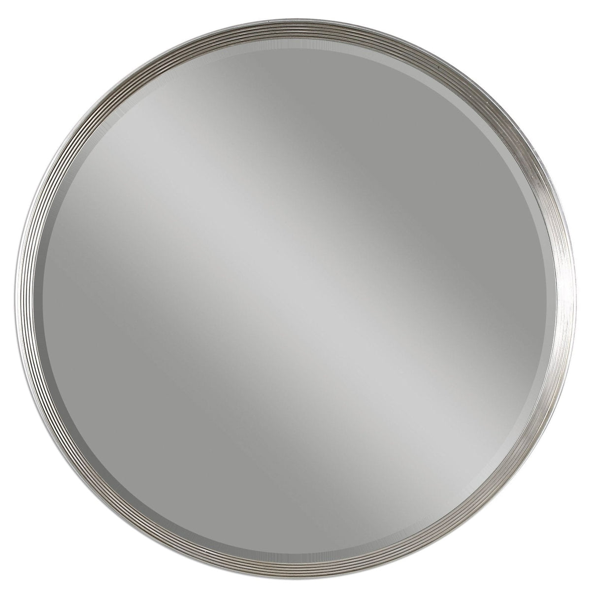 Uttermost Serenza Round Silver Mirror - Home Elegance USA