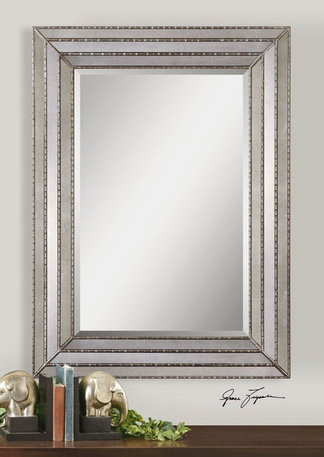 Uttermost Seymour Antique Silver Mirror - Home Elegance USA