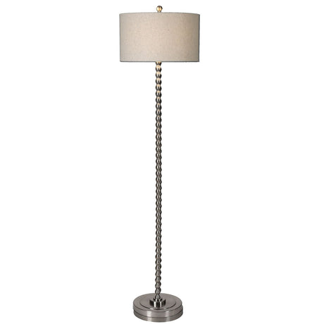 Uttermost Sherise Beaded Nickel Floor Lamp - Home Elegance USA