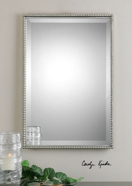 Uttermost Sherise Brushed Nickel Mirror - Home Elegance USA