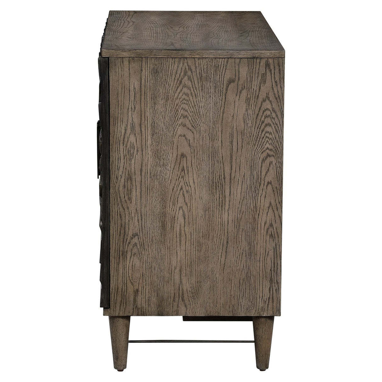 Uttermost Shield Gray Oak 2 Door Cabinet - Home Elegance USA