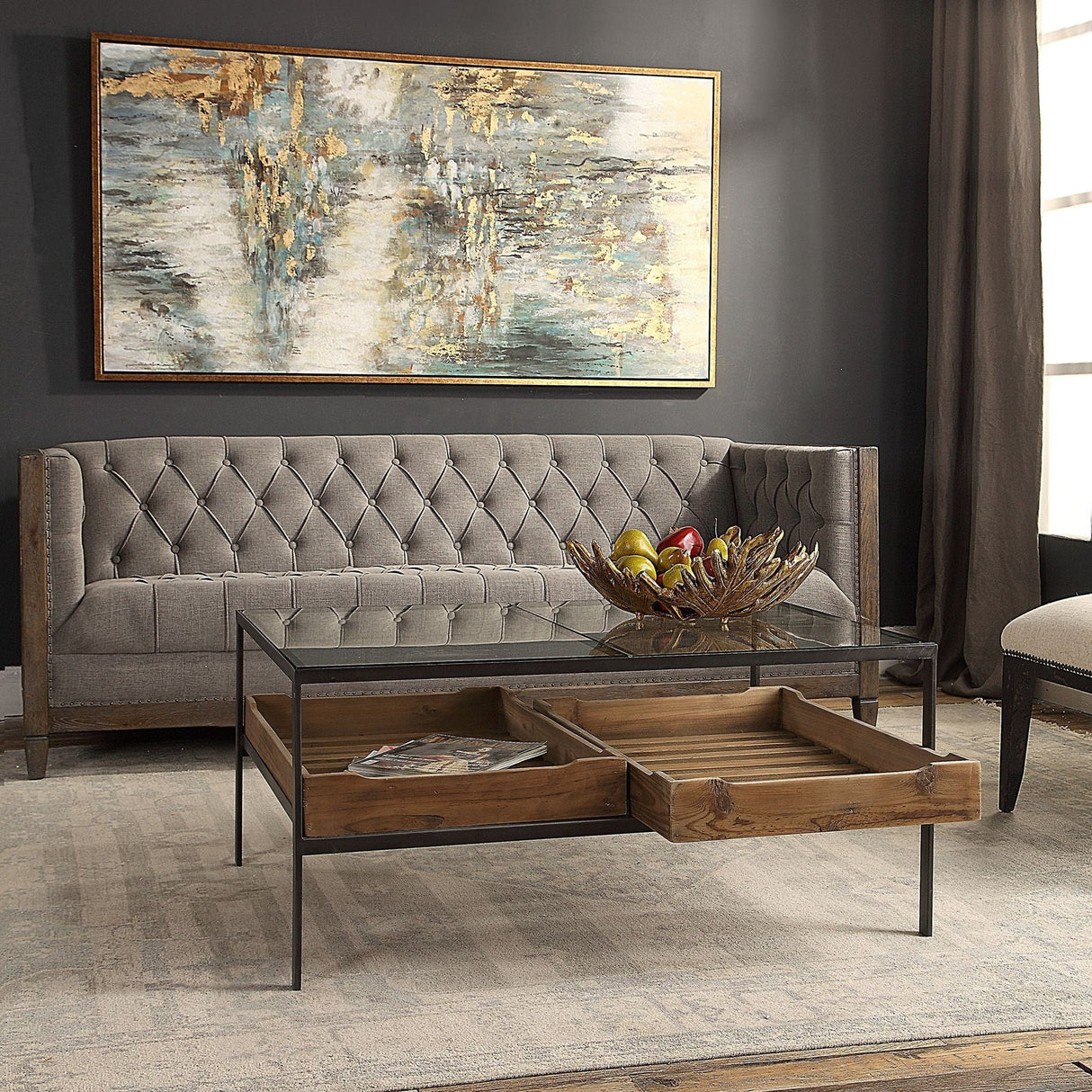 Uttermost Silas Coffee Table - Home Elegance USA