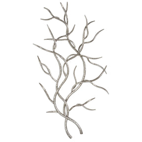 Uttermost Silver Branches Wall Art - Set Of 2 - Home Elegance USA