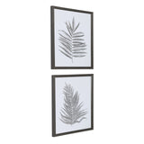 Uttermost Silver Ferns Framed Prints - Set Of 2 - Home Elegance USA