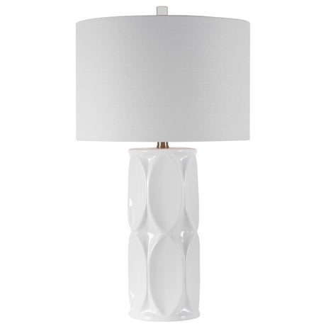 Uttermost Sinclair White Table Lamp - Home Elegance USA