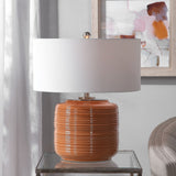 Uttermost Solene Orange Table Lamp - Home Elegance USA