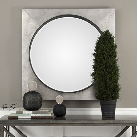 Uttermost Solomon Metallic Silver Mirror - Home Elegance USA