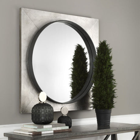 Uttermost Solomon Metallic Silver Mirror - Home Elegance USA