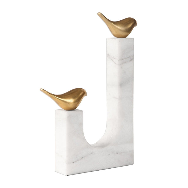 Uttermost Songbirds Brass Sculpture - Home Elegance USA