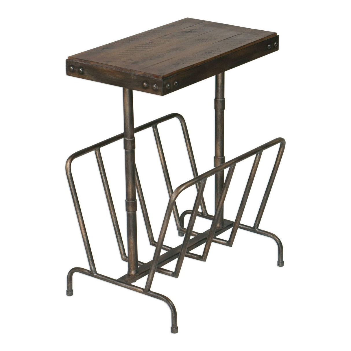 Uttermost Sonora Industrial Magazine Accent Table - Home Elegance USA