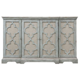 Uttermost Sophie 4 Door Grey Cabinet - Home Elegance USA