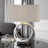 Uttermost Soroca Silver Rings Lamp - Home Elegance USA