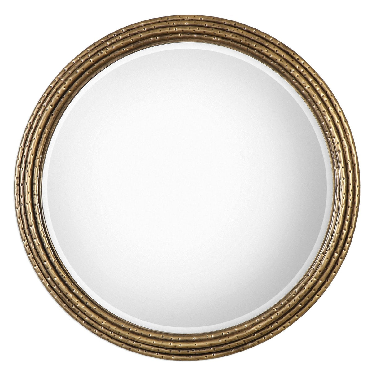 Uttermost Spera Round Gold Mirror - Home Elegance USA