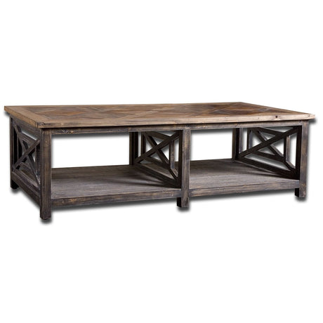 Uttermost Spiro Reclaimed Wood Cocktail Table - Home Elegance USA