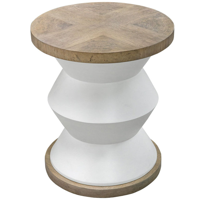 Uttermost Spool Geometric Side Table - Home Elegance USA