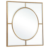 Uttermost Stanford Gold Square Mirror - Home Elegance USA