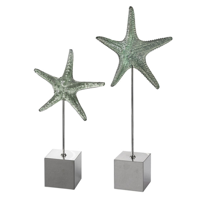 Uttermost Starfish Sculpture - Set Of 2 - Home Elegance USA