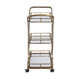 Uttermost Stassi Gold Serving Cart - Home Elegance USA