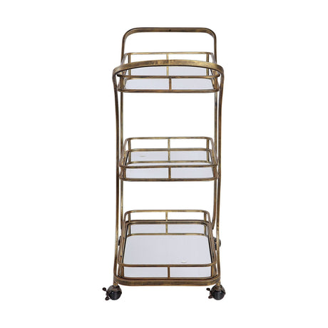 Uttermost Stassi Gold Serving Cart - Home Elegance USA