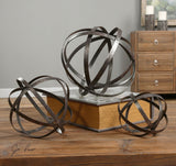 Uttermost Stetson Bronze Spheres - Set Of 3 - Home Elegance USA