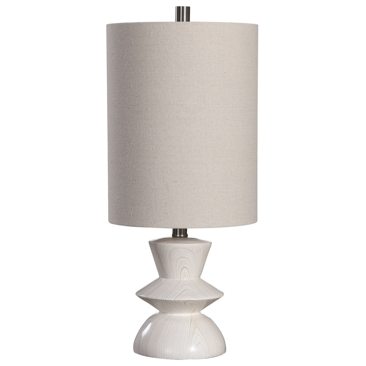 Uttermost Stevens Bleached Wood Buffet Lamp - Home Elegance USA